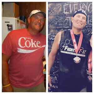 Dave Lost 50 lbs in Fightfit Wakefield Mass