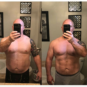 Rick Alford before and after FightFIT