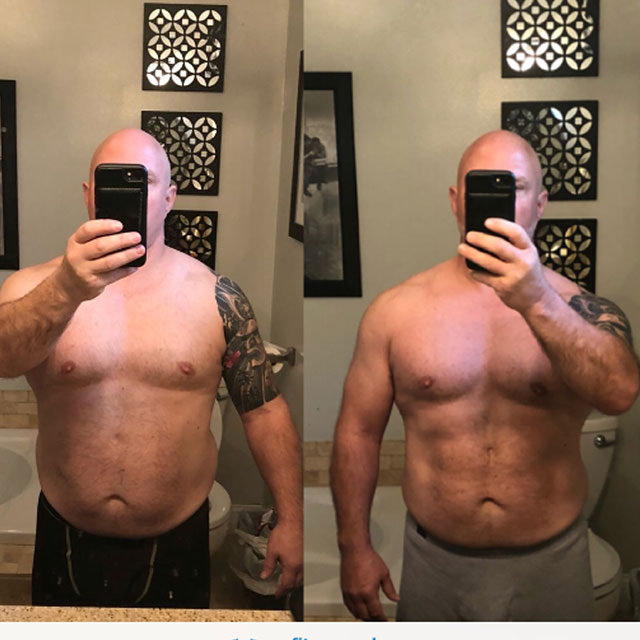 Rick Alford before and After FightFIT